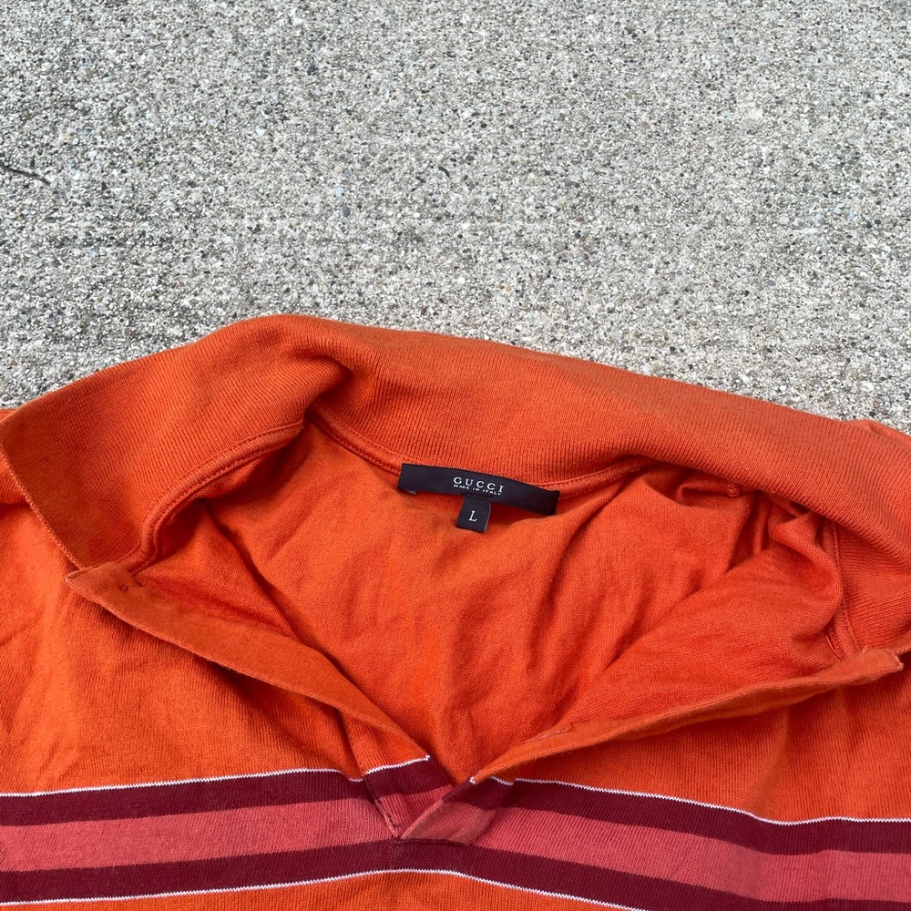 gucci polo collar t shirt